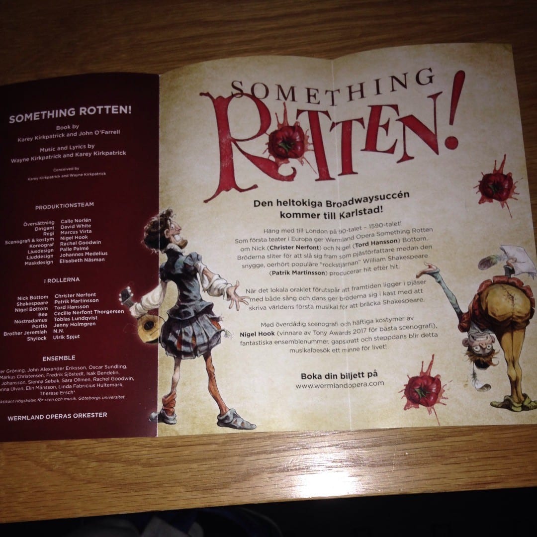 Bloggresa till Karlstad och Wermland Opera