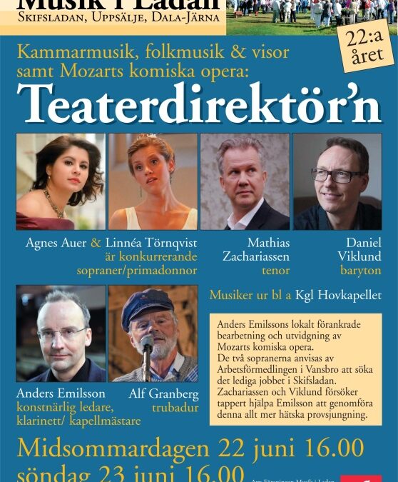 Musik i Ladan Skifsladan Uppsälje 2024